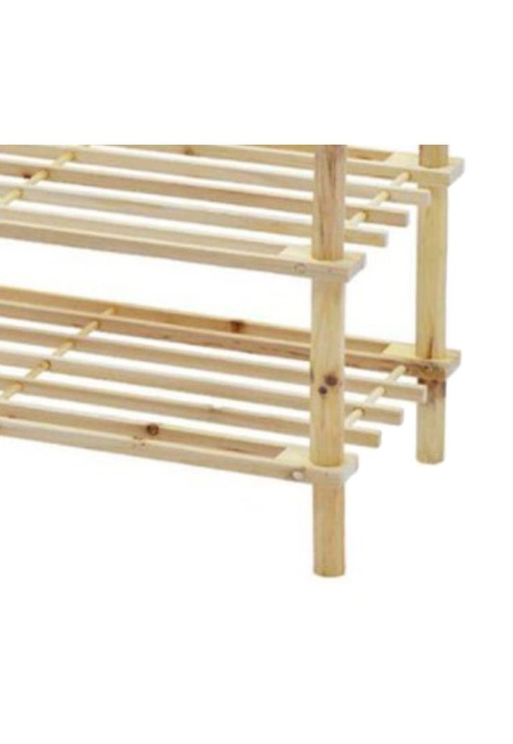 Zapatero Organizador Madera 3 Niveles 63x48.5x26 CM Café-4