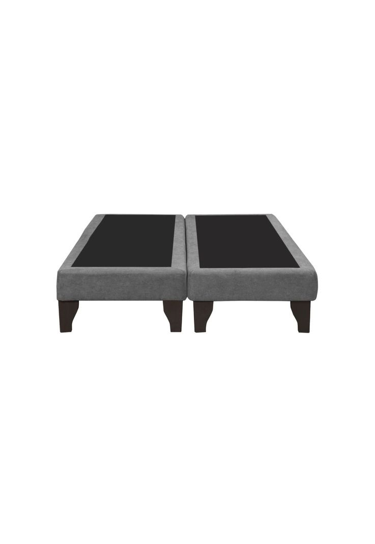 Base Dividida Cama Europea Super King 200x200 CM Gris Lino-1