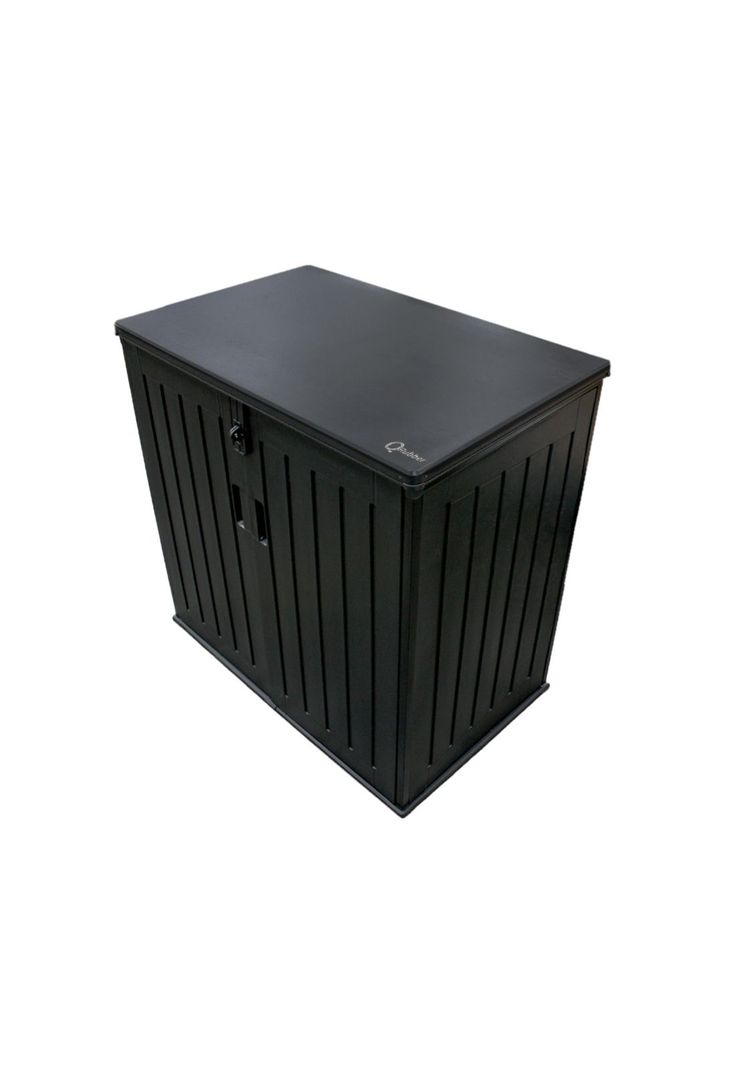 Bodega Baúl Multiuso Exterior Jardín 755 LT Negro 71x116x113 CM-1