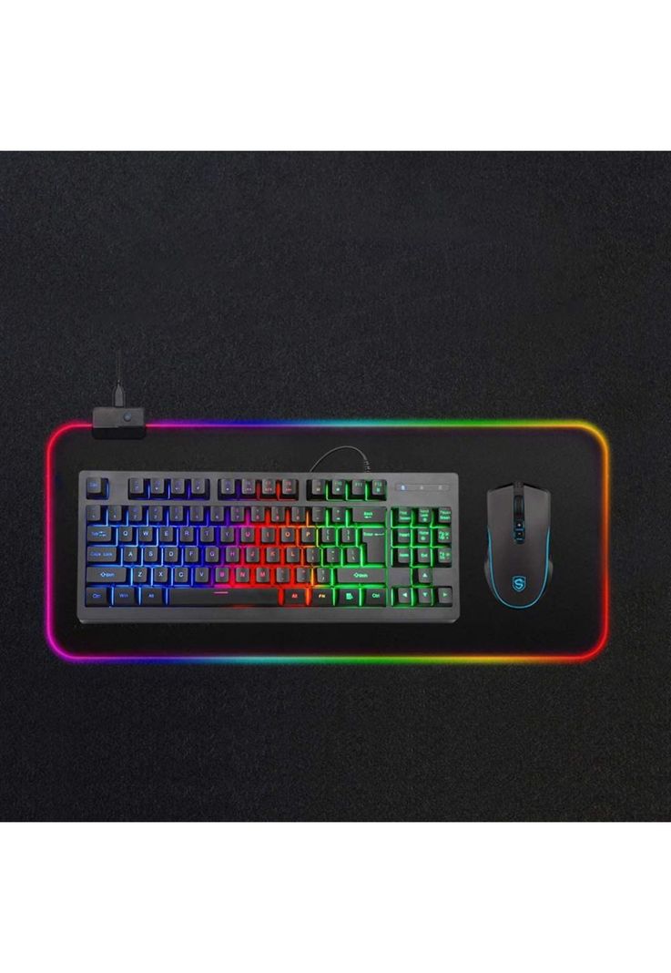 Mouse Pad Gamer Notebook Luz RGB 80 x 30 CM-5