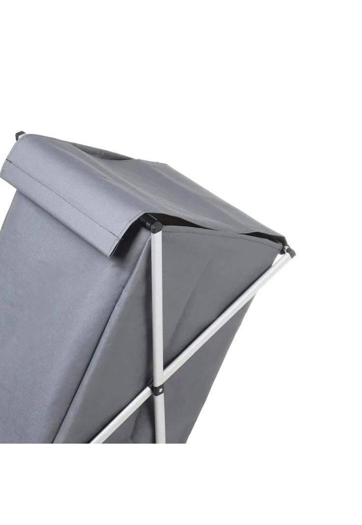 Canasto Cesta Organizador Ropa Plegable XL Gris-2