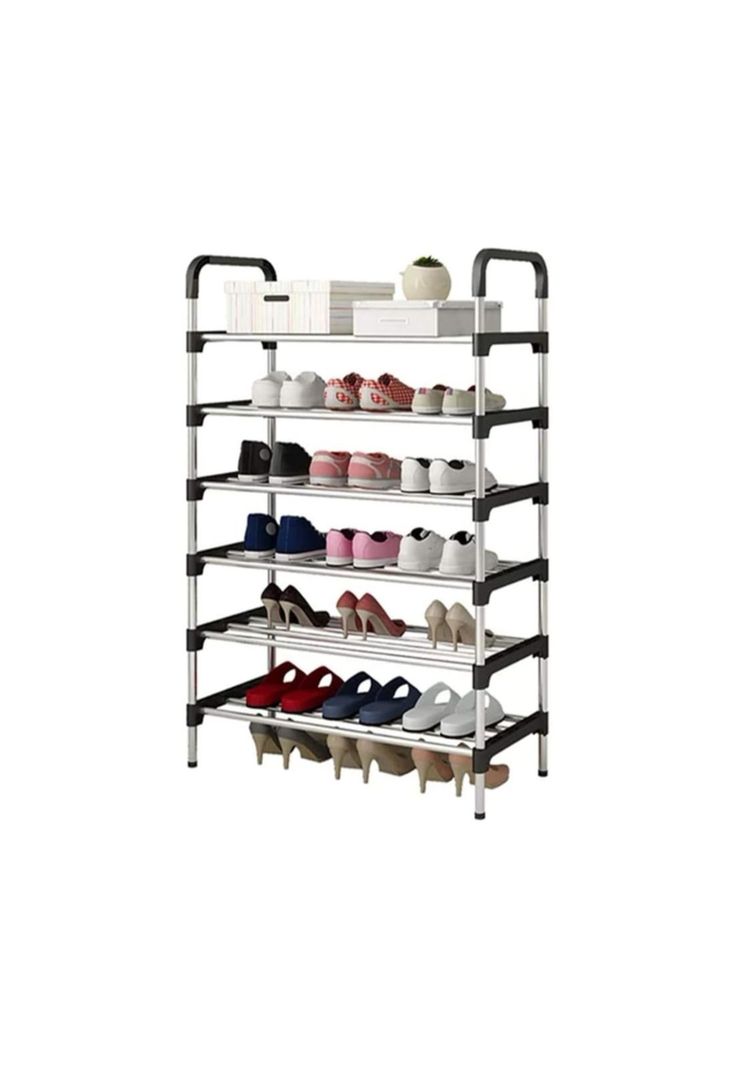 Zapatero Organizador 8 Niveles 24 Pares Metal-0