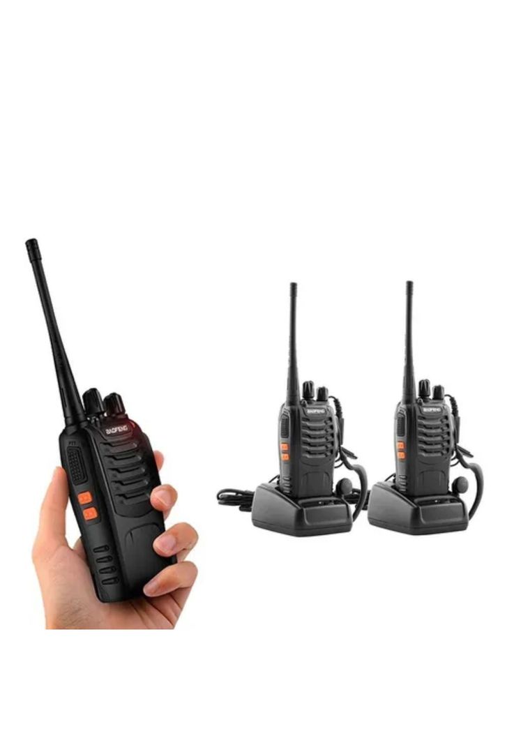 Kit 2 Radios Walkie Talkie Transmisor Manos Libres-3