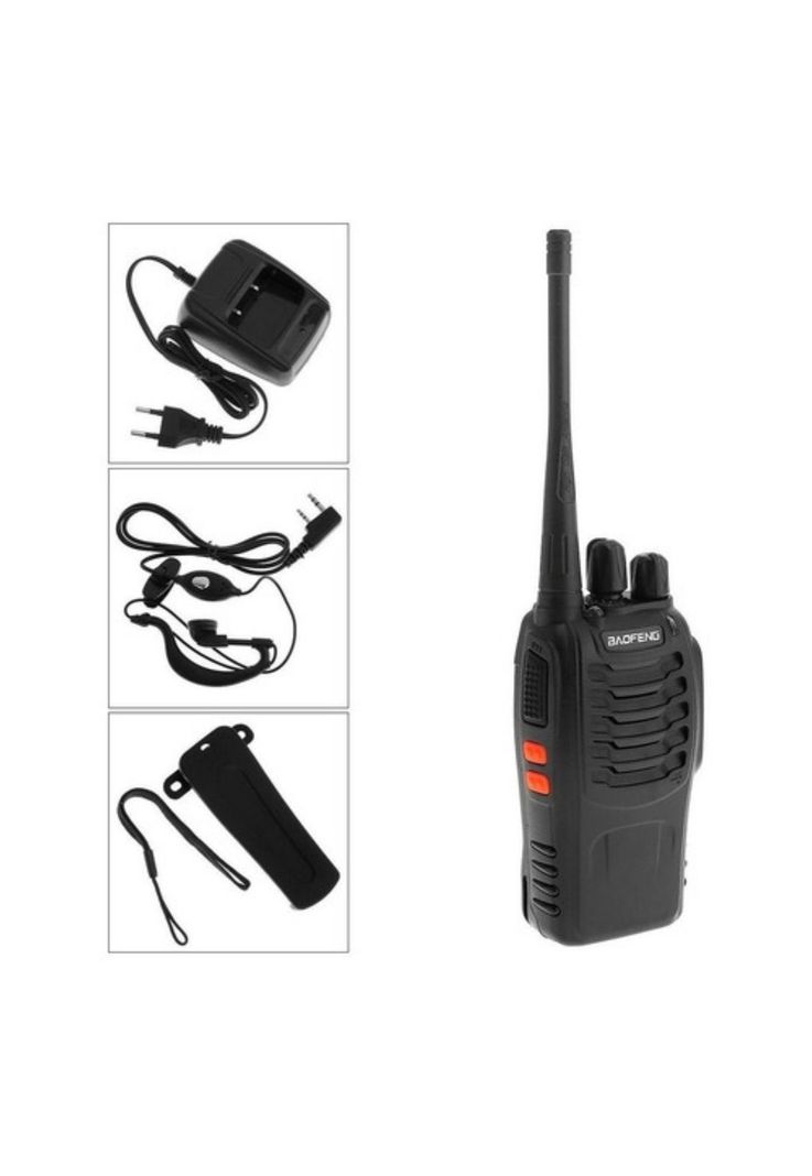 Kit 2 Radios Walkie Talkie Transmisor Manos Libres-4