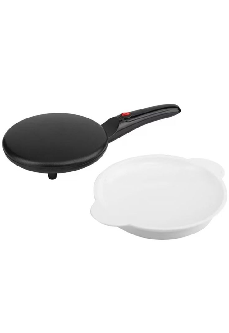 Panquequera Sartén Eléctrico Antiadherente 20 CM Negro-1
