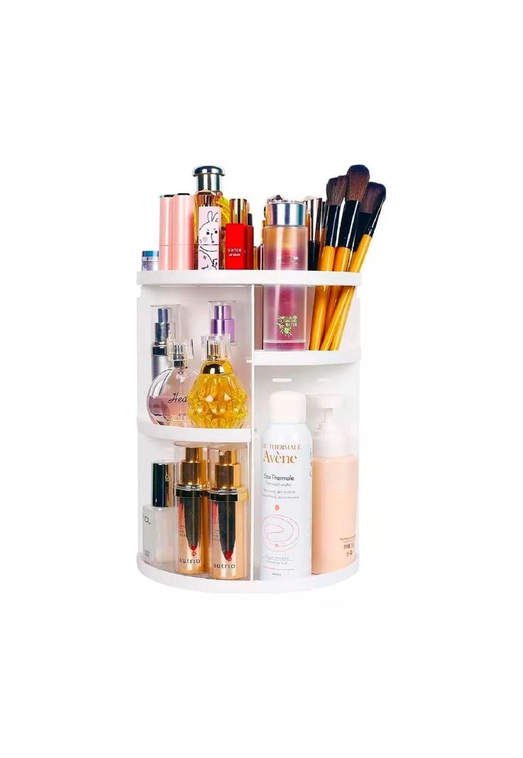 Organizador Maquillaje Cosmetiquero Giratorio 360°-3