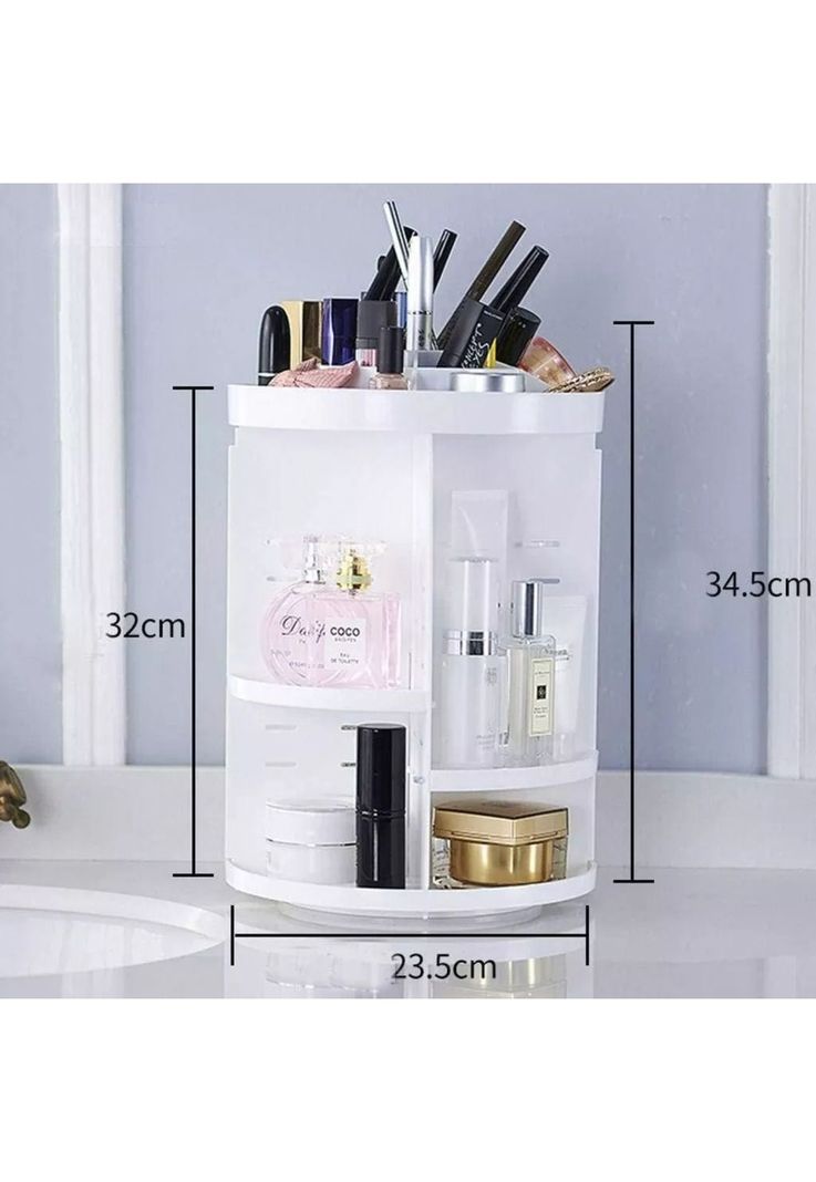 Organizador Maquillaje Cosmetiquero Giratorio 360°-4