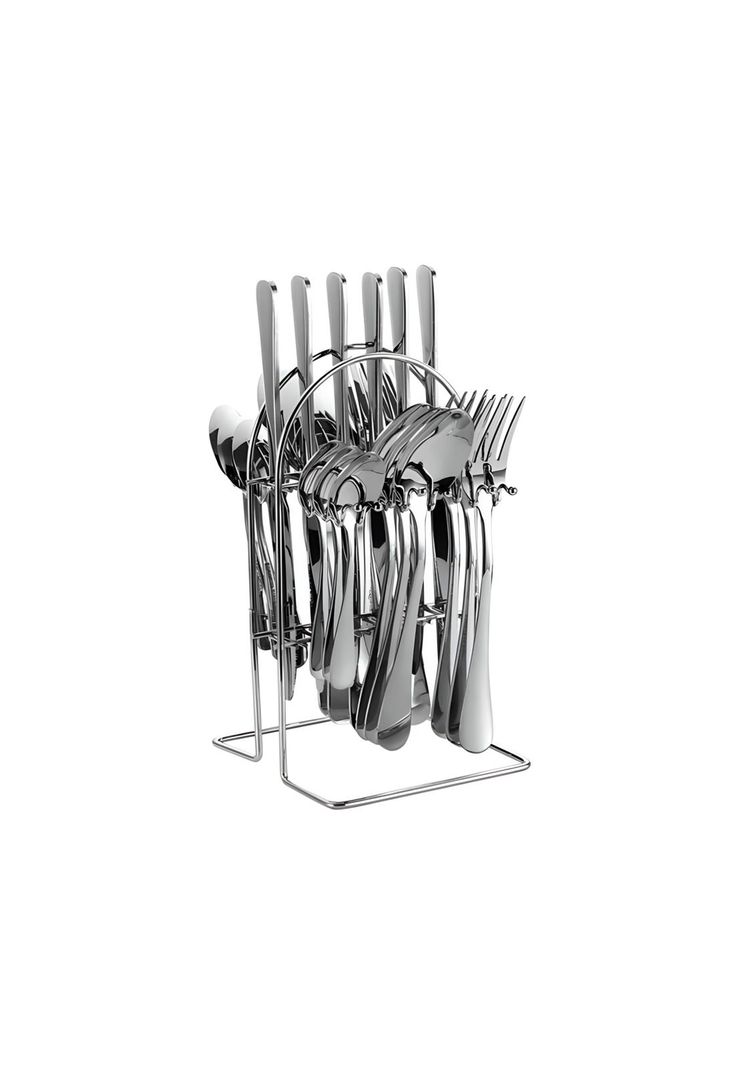 Set Cubiertos 24 Piezas Acero Inoxidable DLX-3