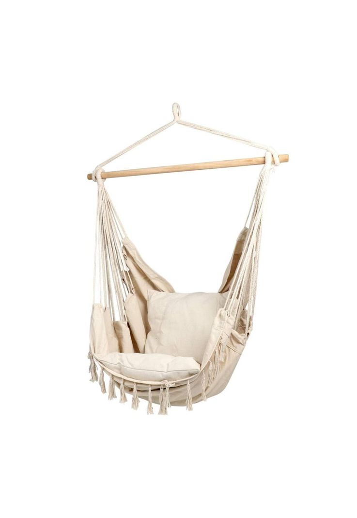 Hamaca Silla Columpio Terraza Camping 130x100 CM-0