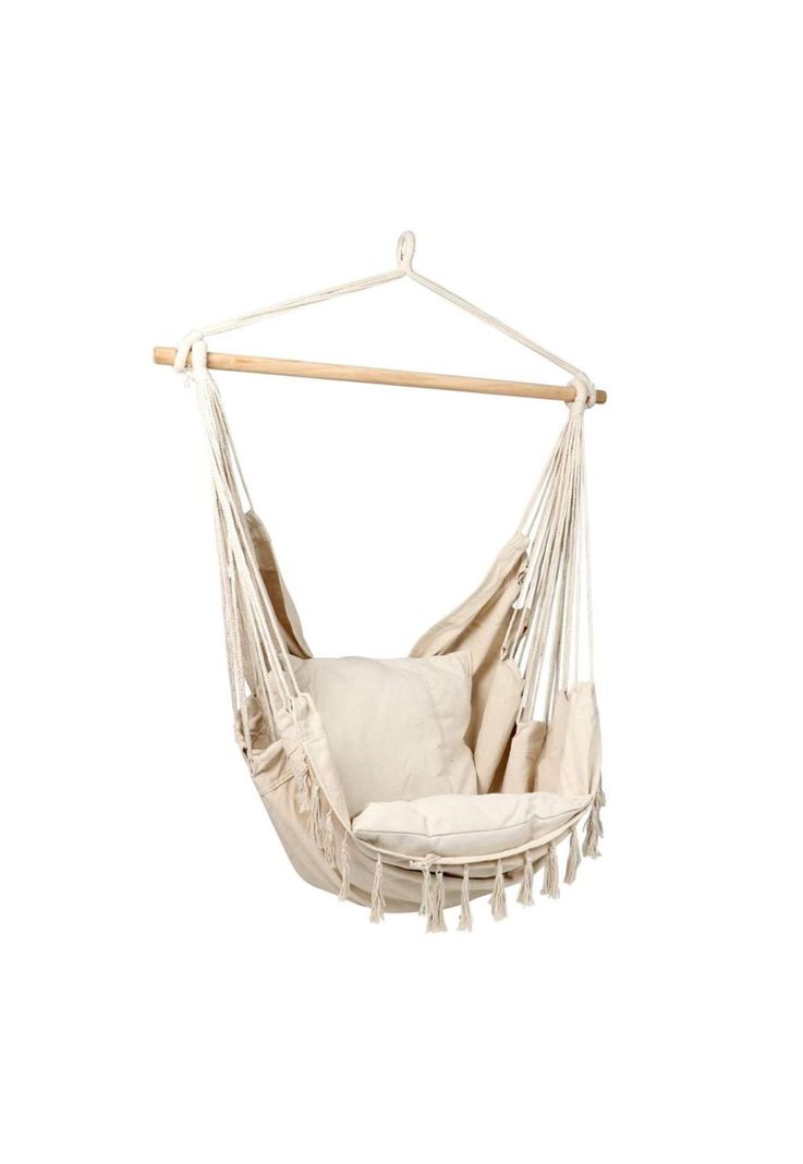 Hamaca Silla Columpio Terraza Camping 130x100 CM-1