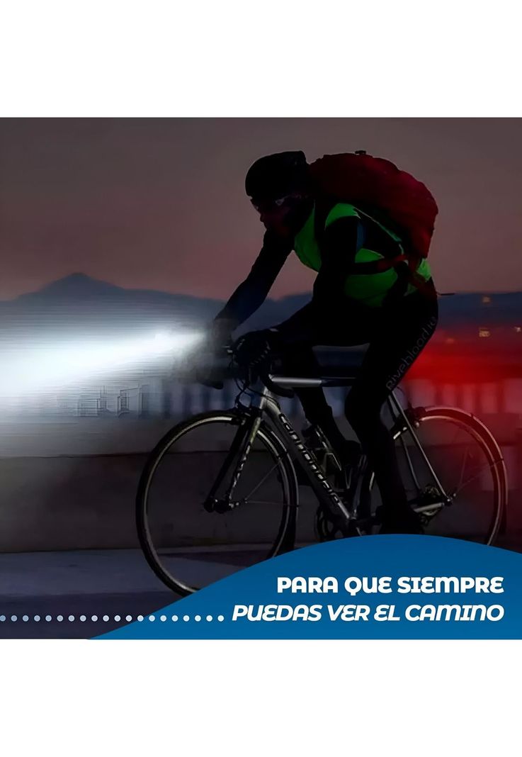 Kit Luces LED Delantera Trasera Bicicleta DLX-4