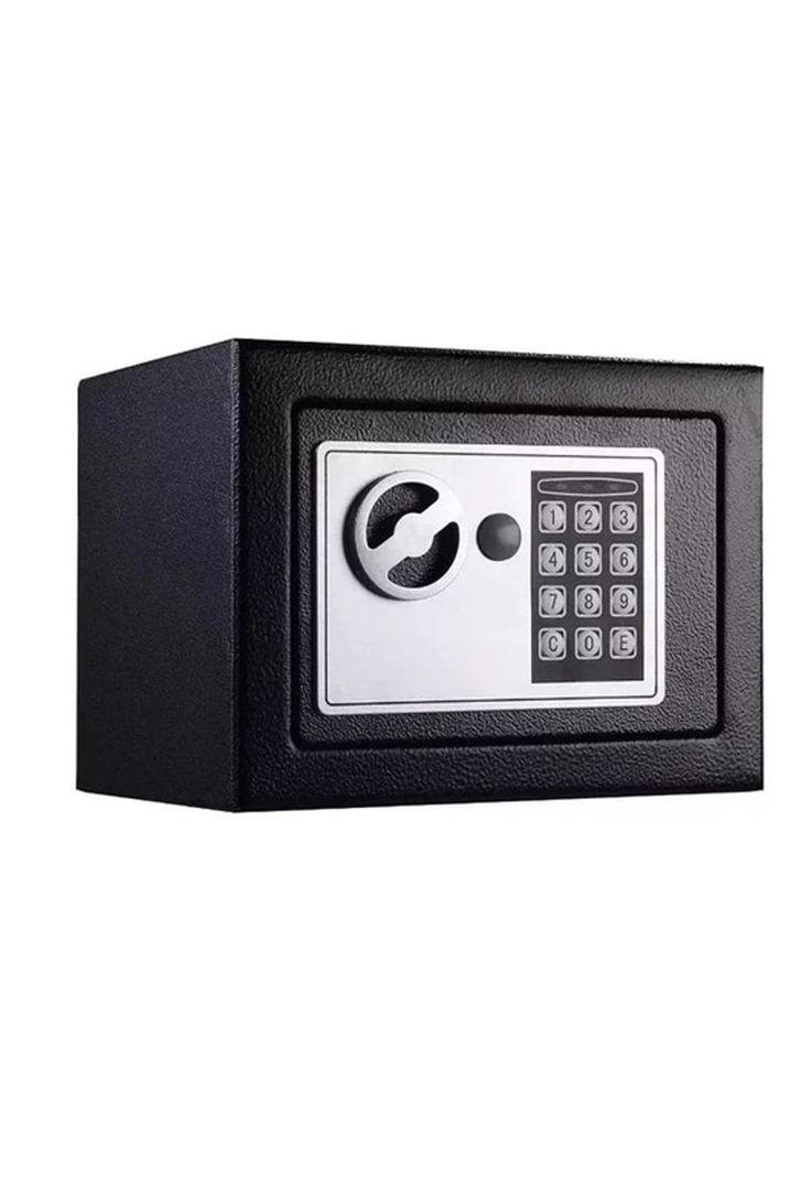 Caja Fuerte Seguridad Digital Acero 23.5x17x17 CM Negro-1