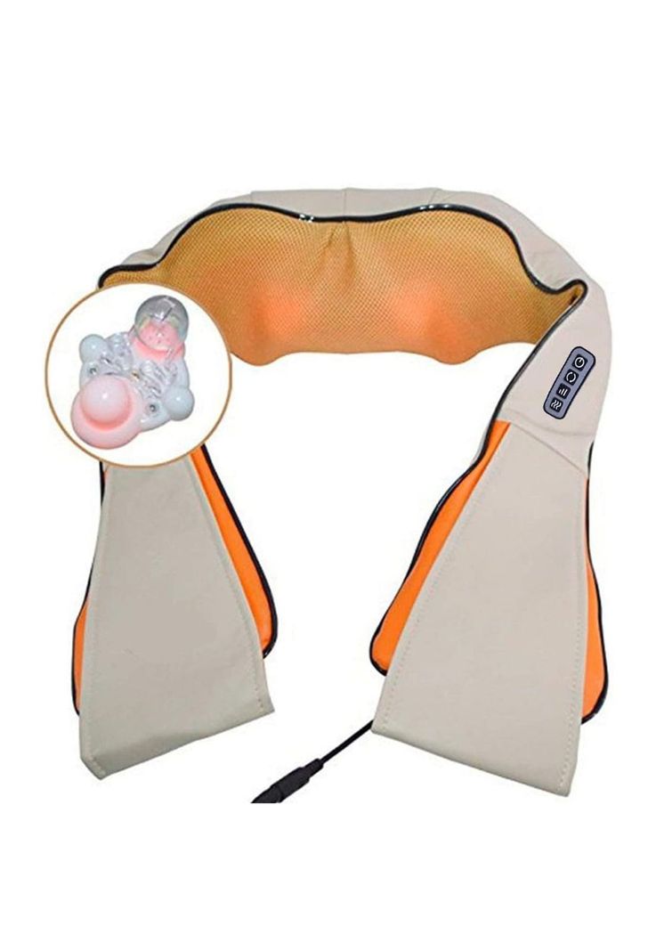 Masajeador Cuello Cervical Función Calor Beige-2
