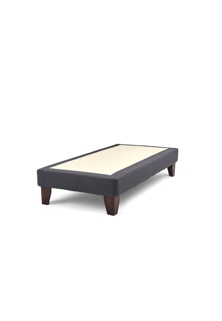 Base Elegante Cama Europea 1.5 Plaza 105x200 CM Gris  Lino-0