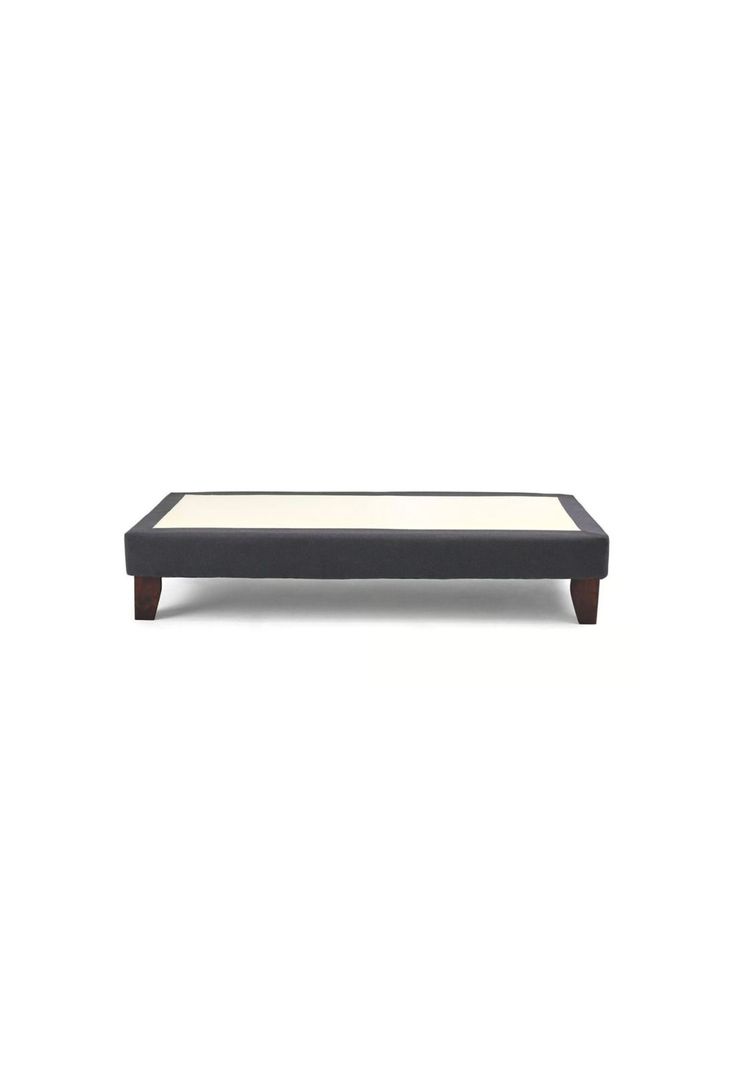 Base Elegante Cama Europea 1.5 Plaza 105x200 CM Gris  Lino-1