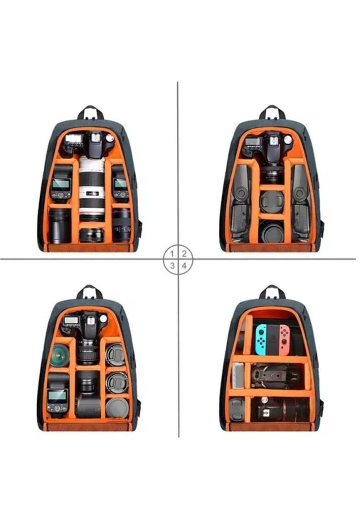 Mochila Porta Cámara Fotográfica Funda-8