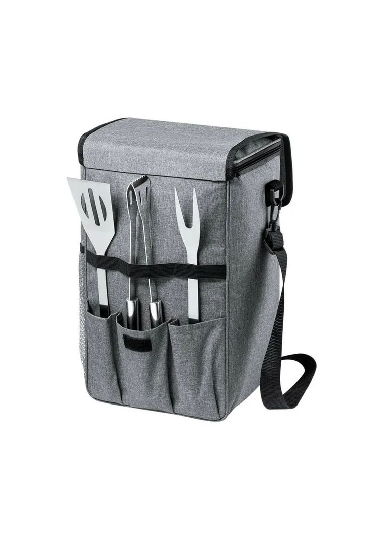 Set Parrillero Bolso Cooler Arcada 25x33x53 CM-0