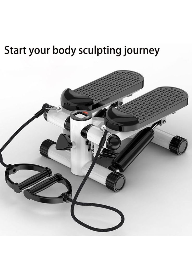 Maquina Gimnasia Fitness Mini Stepper Banda Resistencias-7