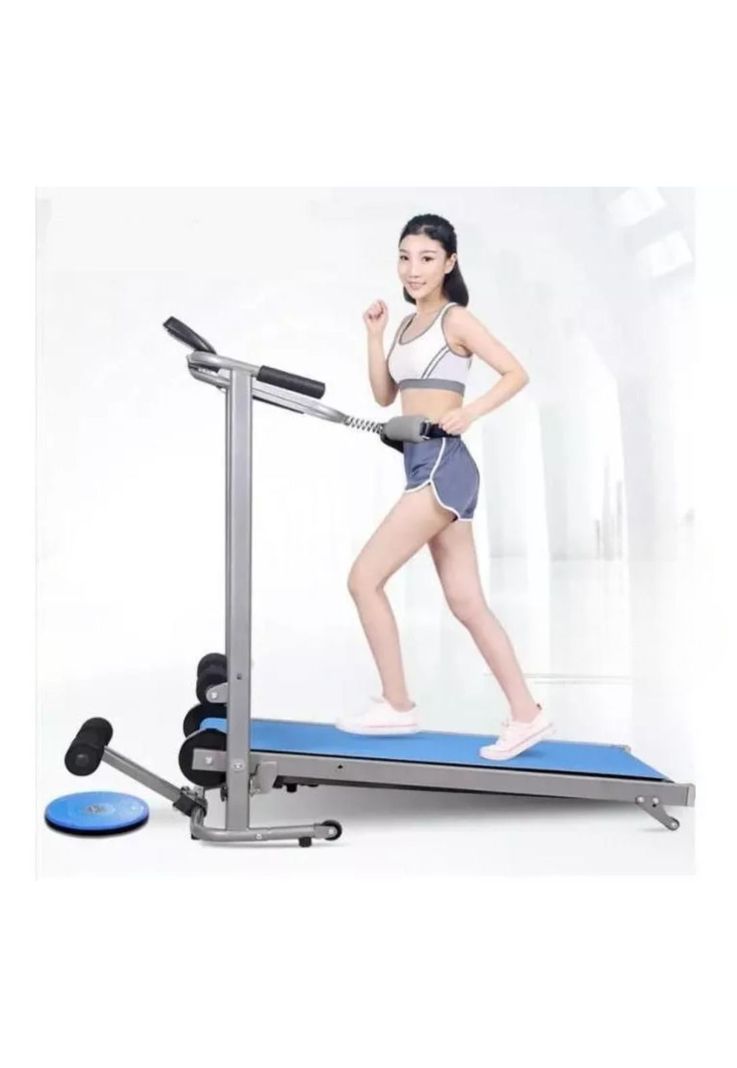 Trotadora Caminadora Mecánica Plegable 100 KG-4