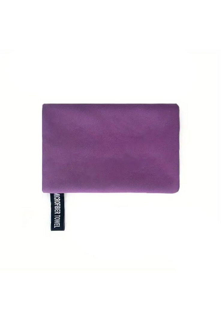 Set 3 Toallas Baño Viaje Microfibra Secado Rápido Violeta-1