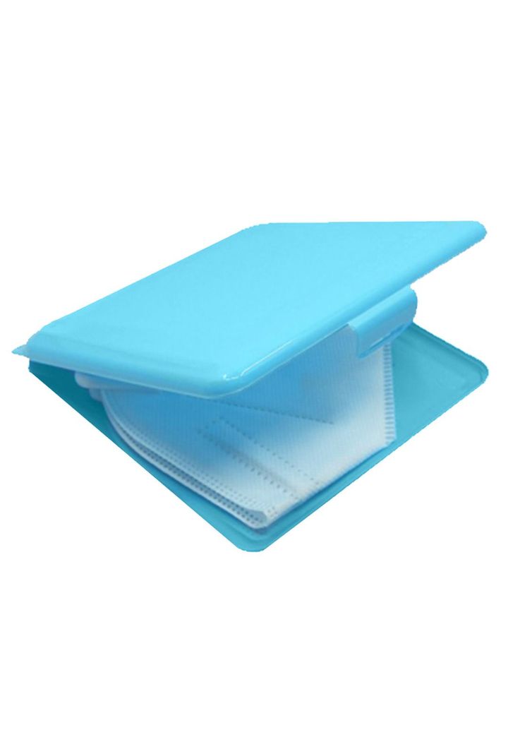 Estuche Porta Mascarilla KN-95 Celeste-0