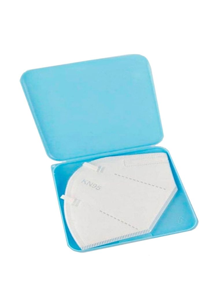 Estuche Porta Mascarilla KN-95 Celeste-1