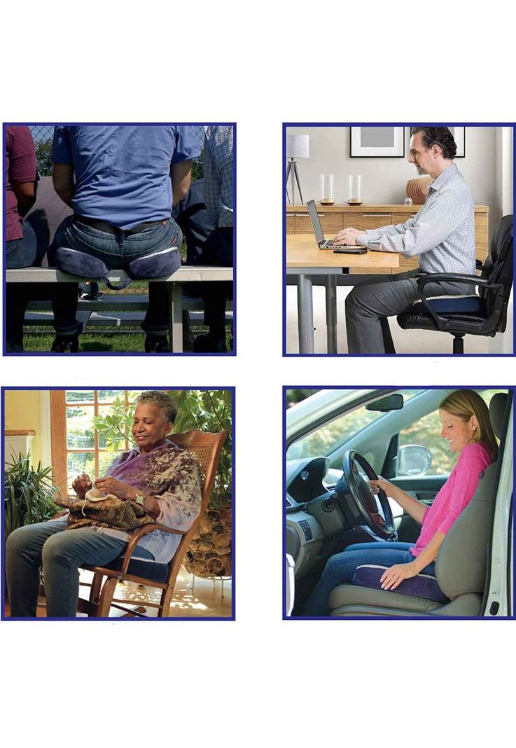 Cojín Viscoelástico Lumbar Coxis Espalda-3