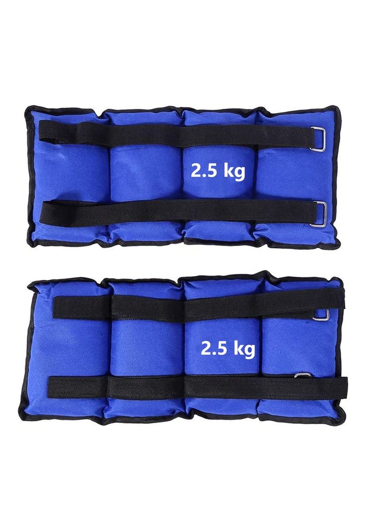 Pesas Deportivas Tobillos Muñeca 5 KG Azul-2