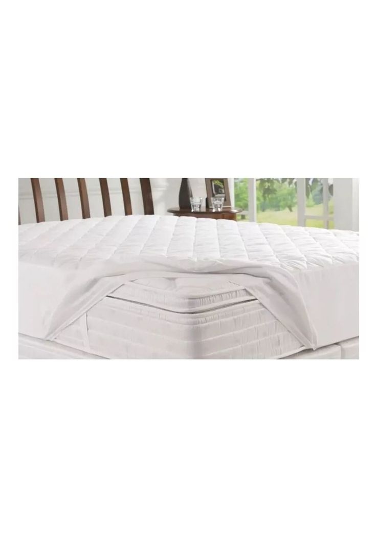 Cubrecolchon 2 Plazas Blanco 200x150x200 CM-3