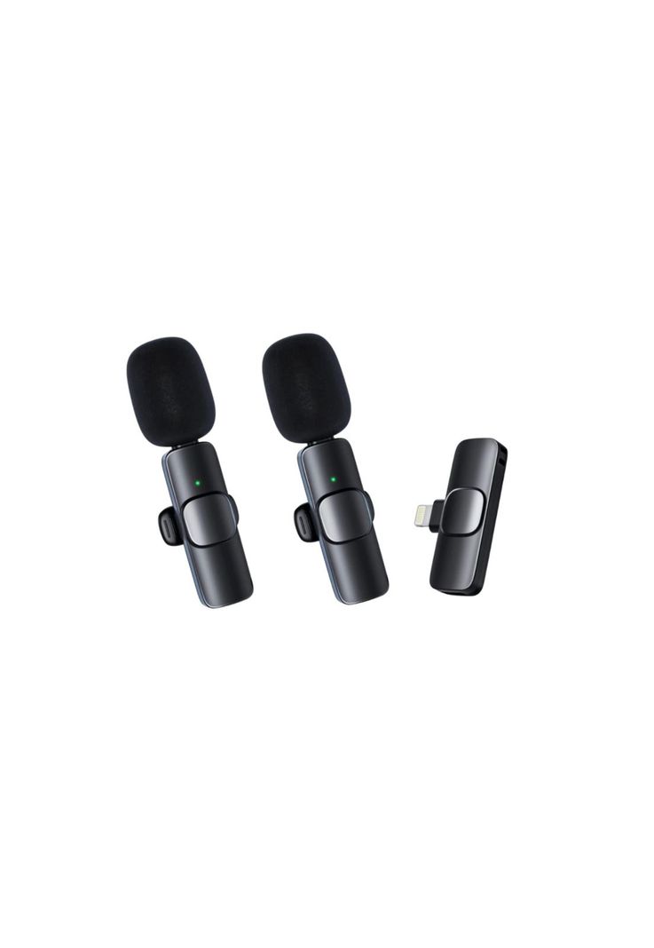 Set 2 Micrófonos Inalámbricos Solapa Lavalier Android Tipo C-1