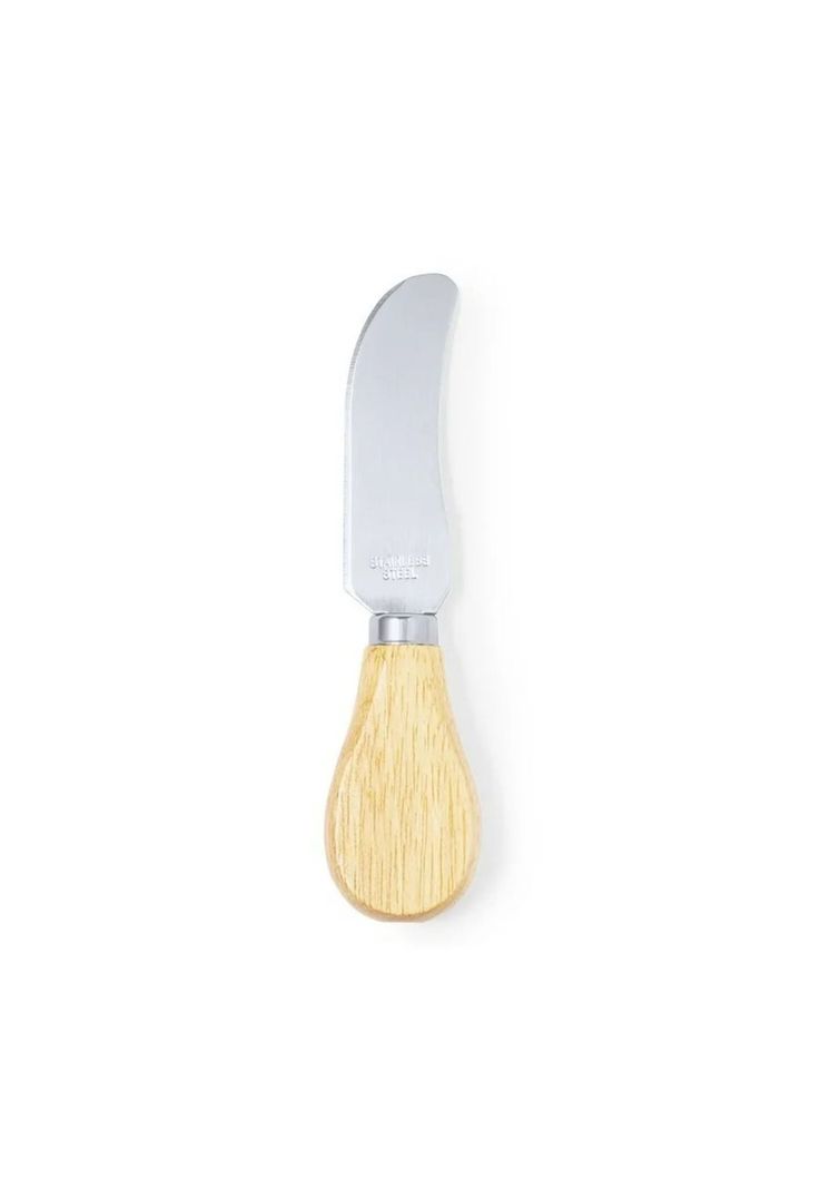 Set 4 Utensilios Queso Acero Madera Koet-7