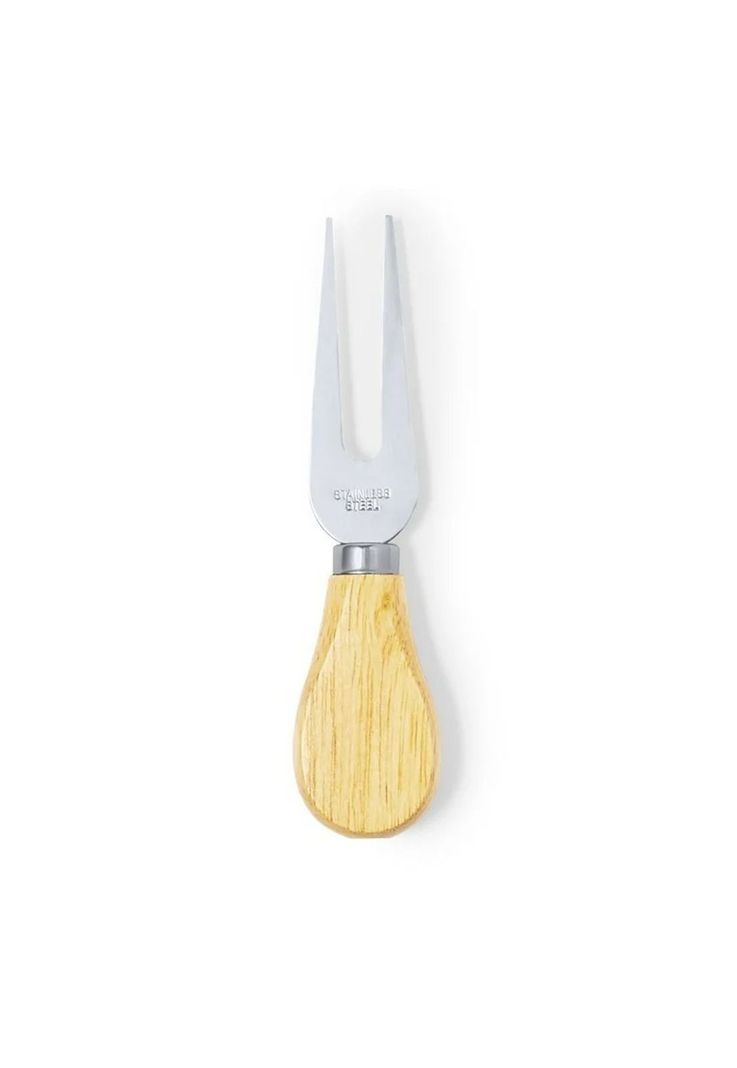 Set 4 Utensilios Queso Acero Madera Koet-8