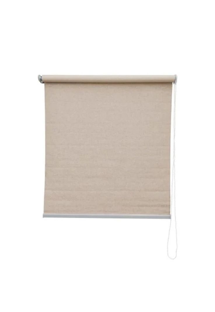 Cortinas Blackout Lino Beige 120x120 CM-0