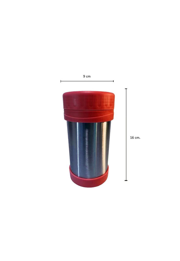 Termo Comida Acero Inoxidable 500 ML Rojo-1