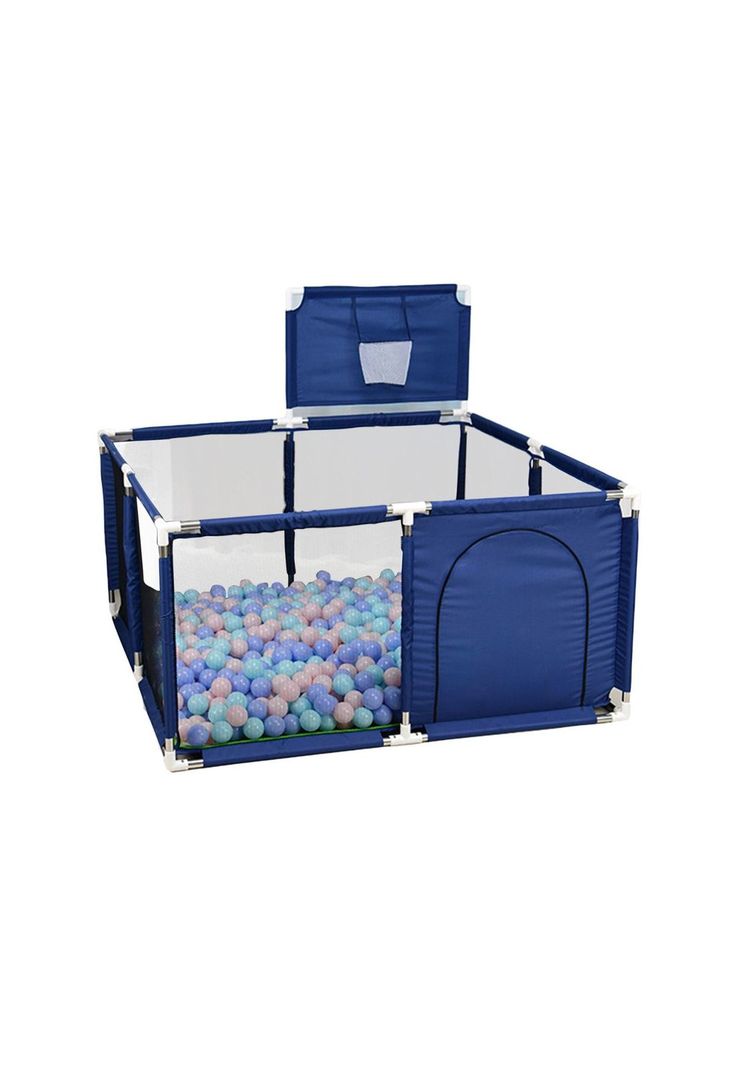 Corral Bebes Piscina Juego Interactivo Azul-3
