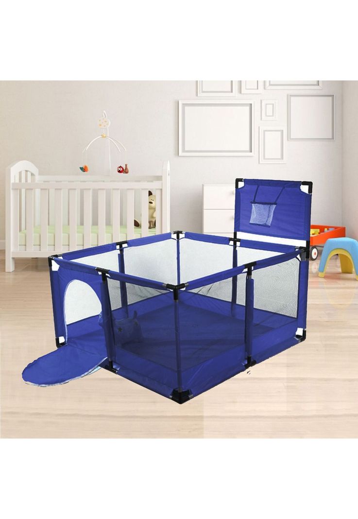 Corral Bebes Piscina Juego Interactivo Azul-4