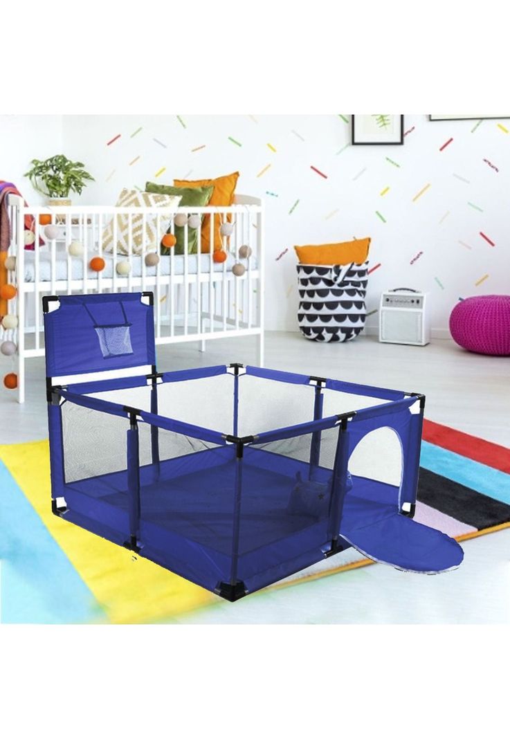 Corral Bebes Piscina Juego Interactivo Azul-5