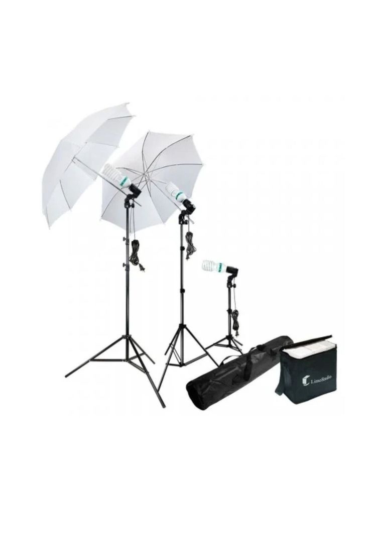 Set Estudio Fotográfico Iluminación Profesional-0