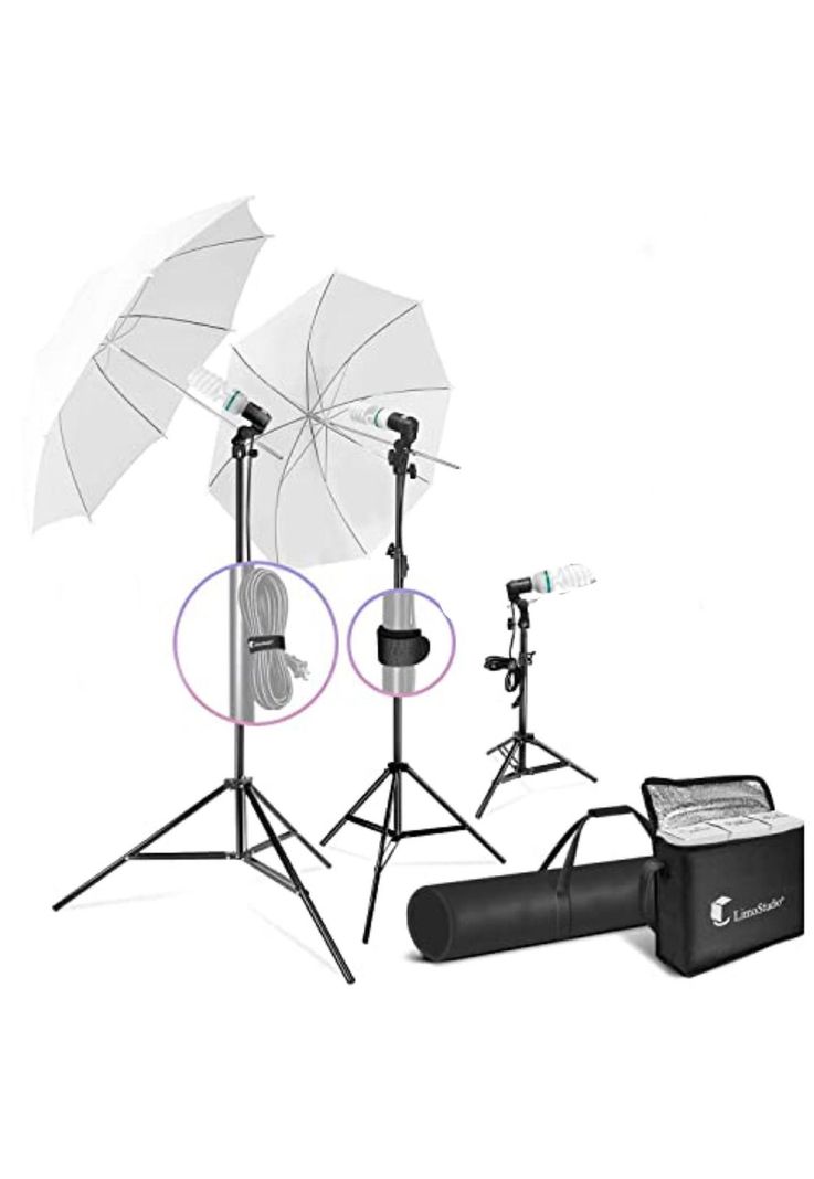Set Estudio Fotográfico Iluminación Profesional-1