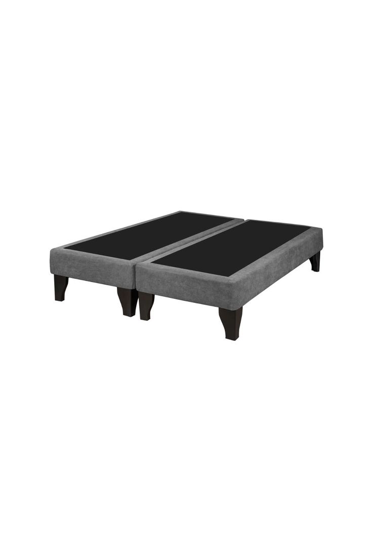 Base Dividida Cama Europea King 200x180 CM Gris Lino-0