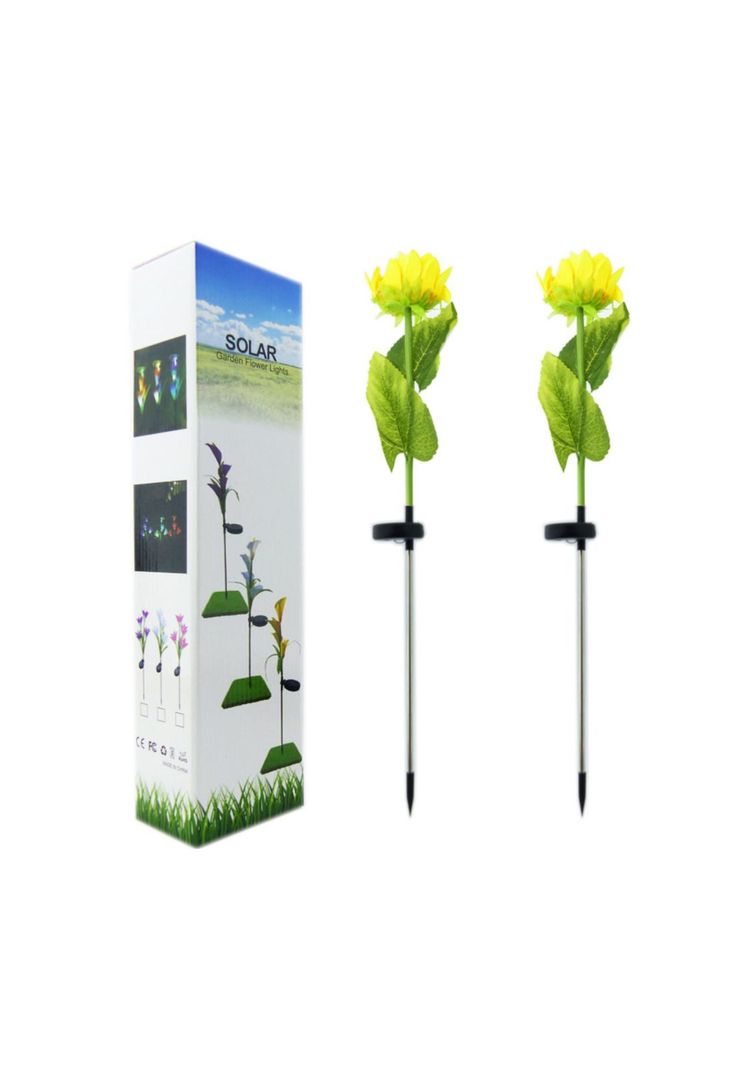Flor Solar LED Maravilla 80 CM Luz Cálida-3
