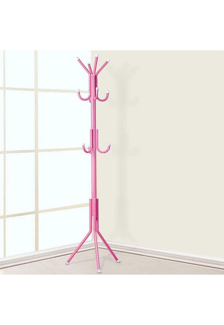 Colgador Perchero Metálico Trípode Rosado 165 CM x 42 CM-4