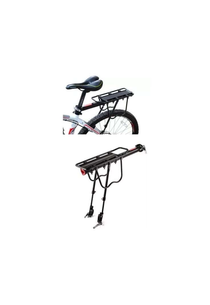 Parrilla Bicicleta Con/Sin Freno Disco Porta Alforjas-2