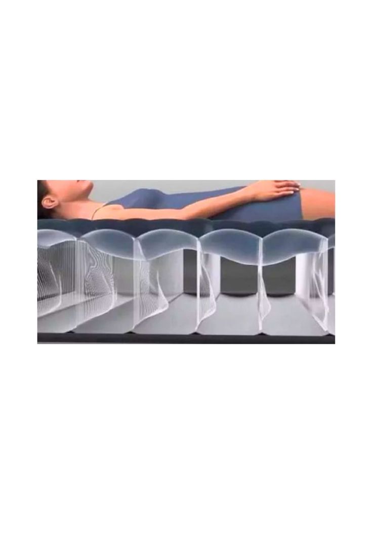 Colchón Inflable Individual 2 Plazas Azul-3