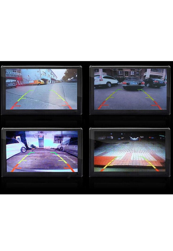 Cámara Auto Retrovisor HD 8 LED Infrarrojo-5
