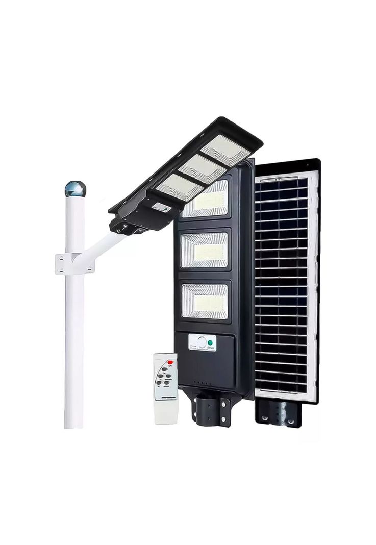Foco Exterior 200 Watt Luz Solar LED Soporte-4
