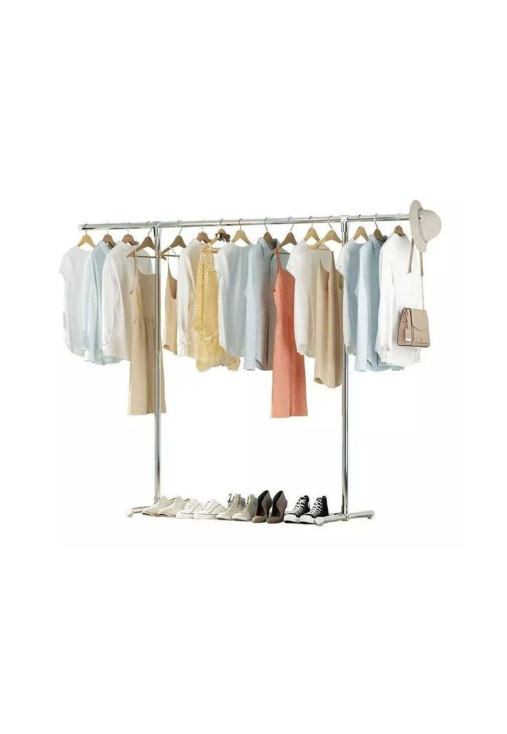 Tendedero Colgador Ropa Zapatero 120x130x50 CM-0