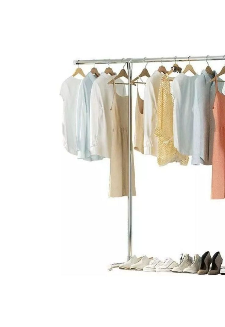 Tendedero Colgador Ropa Zapatero 120x130x50 CM-2