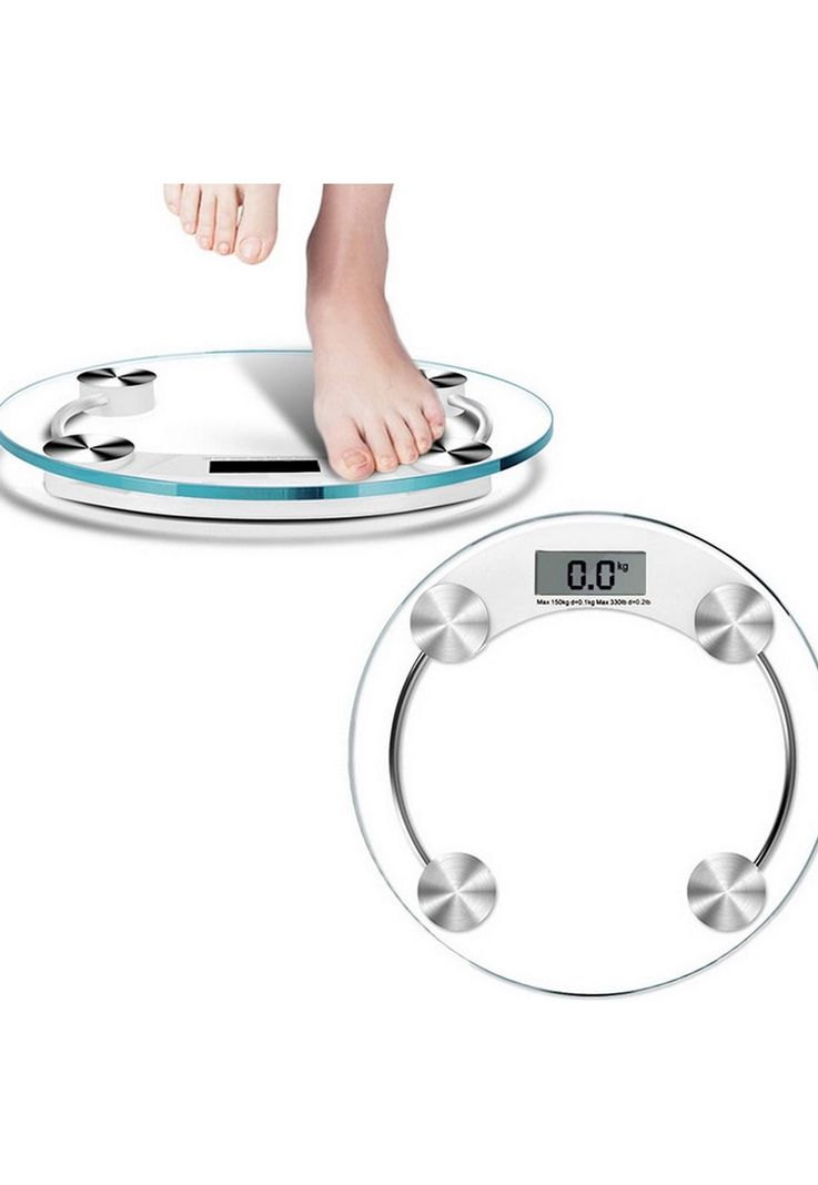 Balanza Pesa Vidrio Digital Baño 180 KG 33 CM-4