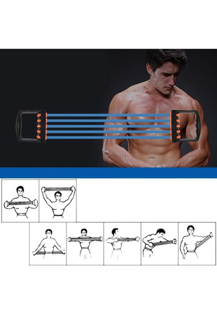 Bandas Elásticas Ajustables Resistencia Extensor Pecho-1